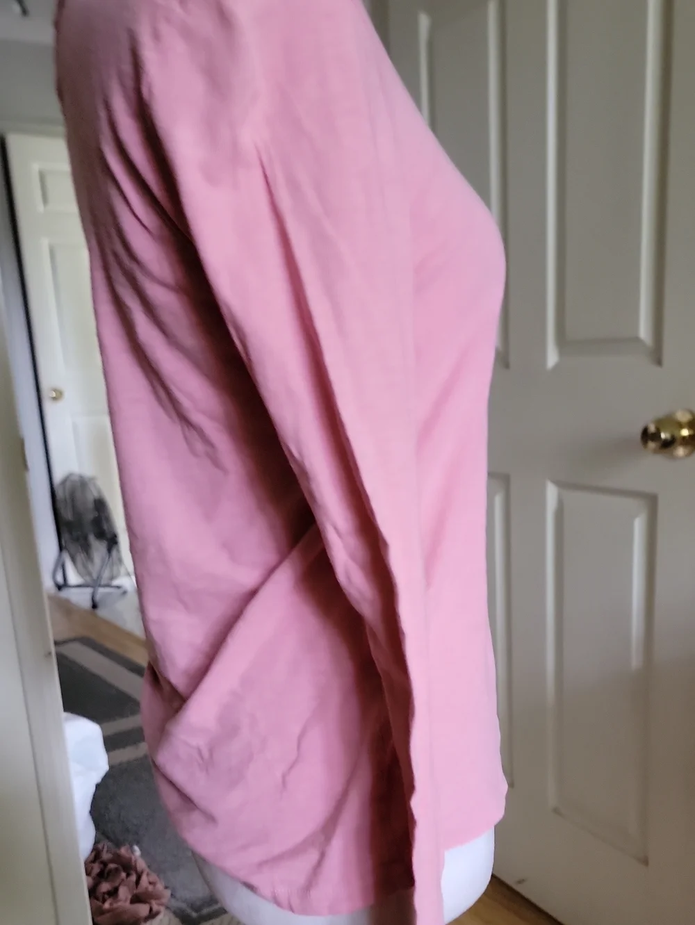 J Crew Light Pink Long Sleeve Women's Top